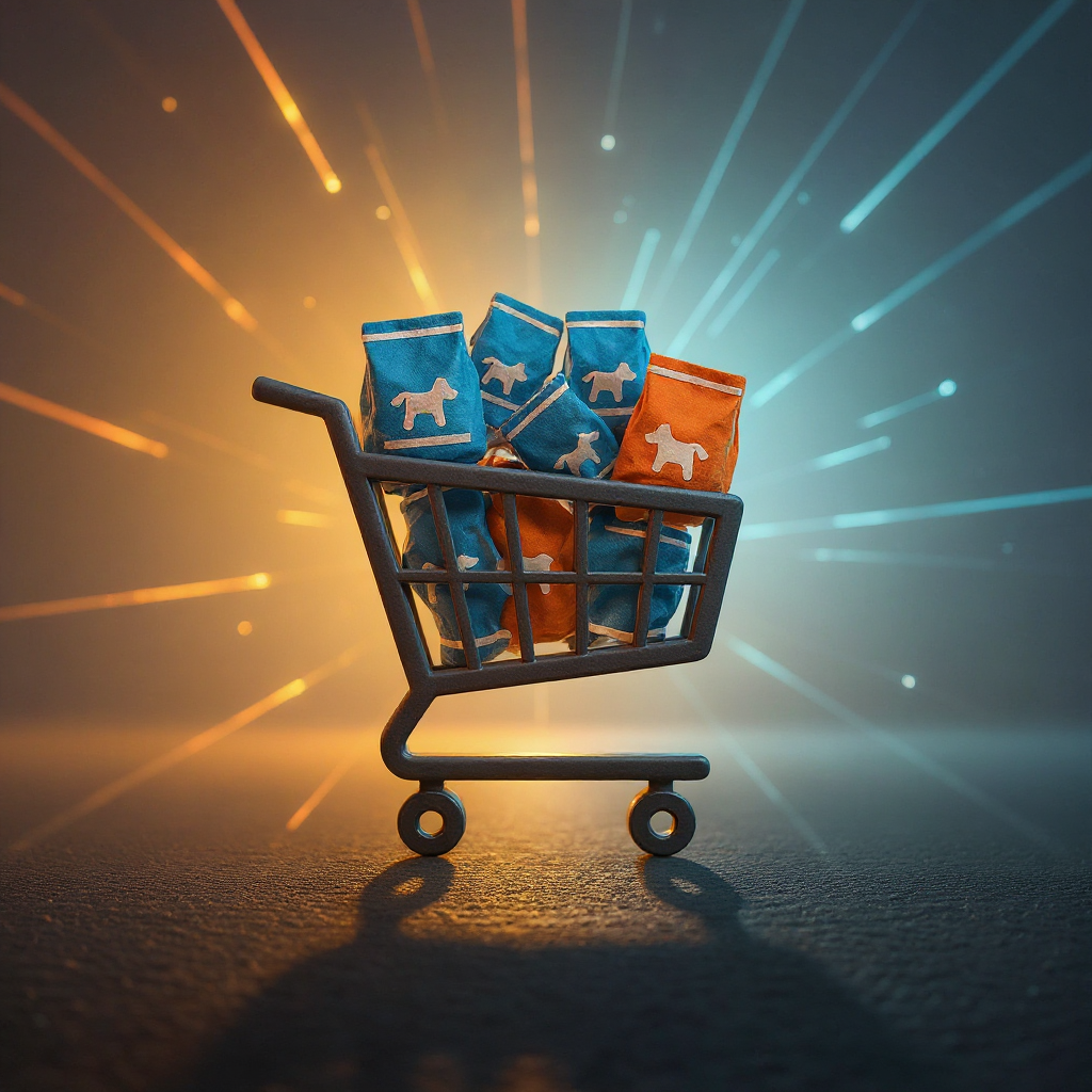 Dog Food Delivery Cart